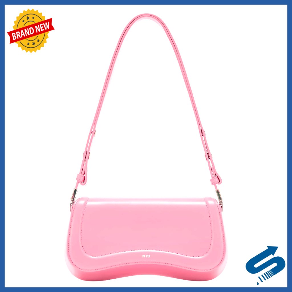 Vegan Leather Shoulder Bag With Adjustable Strap, Fits Iphone 16 Pro